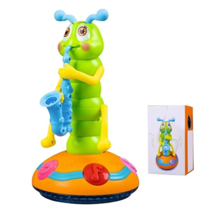 Music Toys for Babies Wriggly Bug Playing Saxophone Dancing Toy